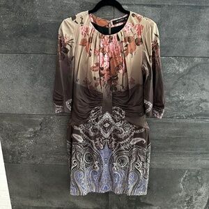 Etro Silk Dress size 46 made in Italy